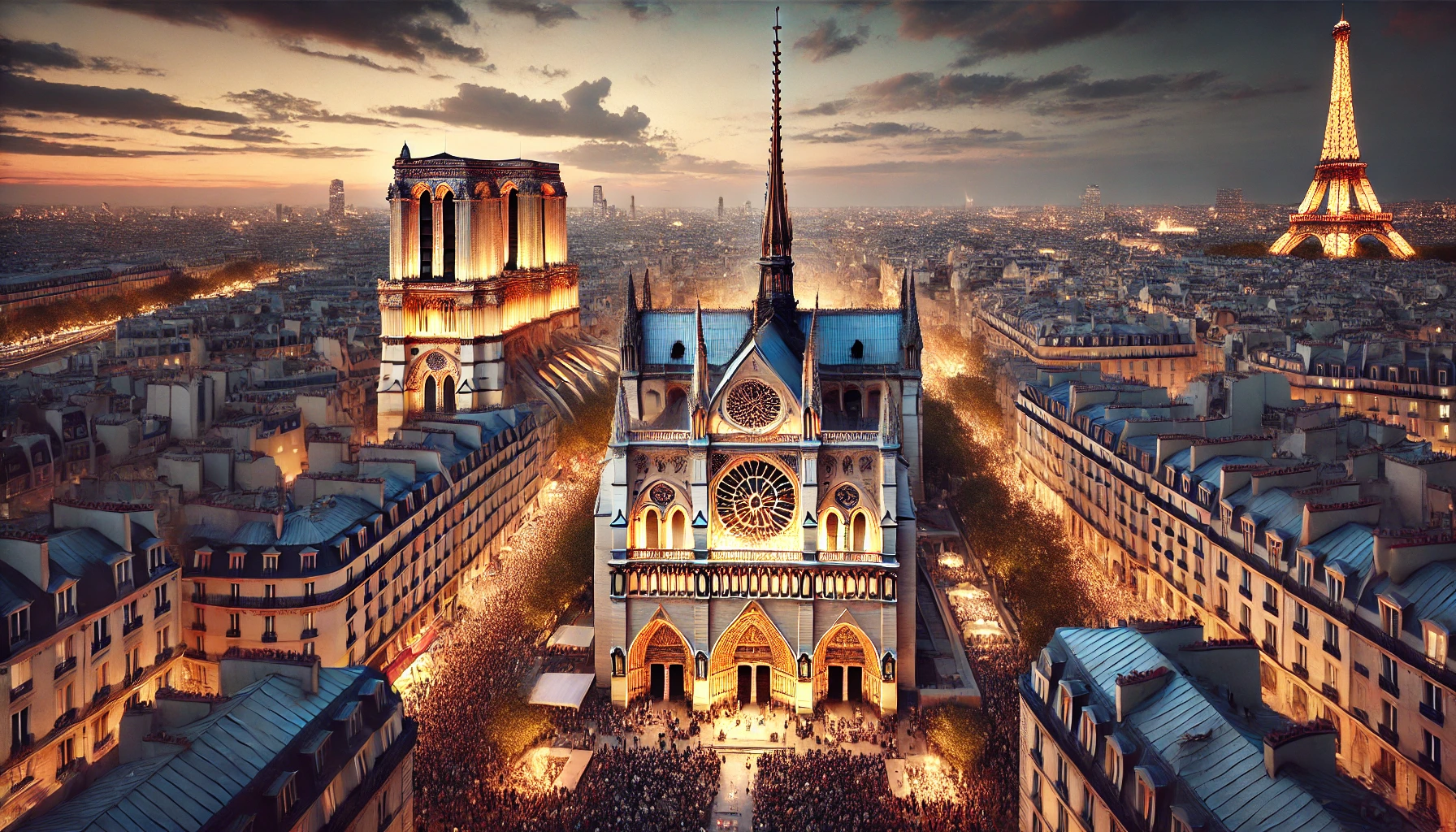 إعادة افتتاح كاتدرائية نوتردام للجمهور بعد حريق 2019: معلم تاريخي في باريس